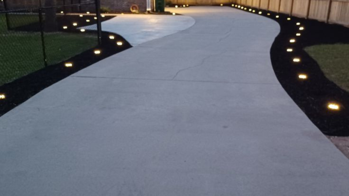Concrete driveways and patios